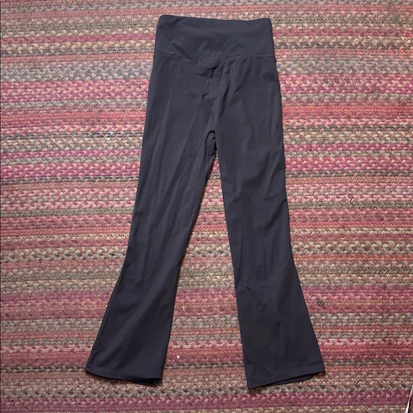 Brown Crane Flare Leg Stretch Athletic Yoga Pants - Image 3