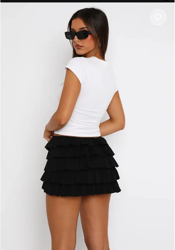 White Fox Boutique fringe skirt - Image 2