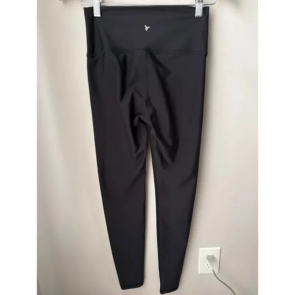 Old Navy Powersoft High-Rise Leggings Black Small Tall - Image 2