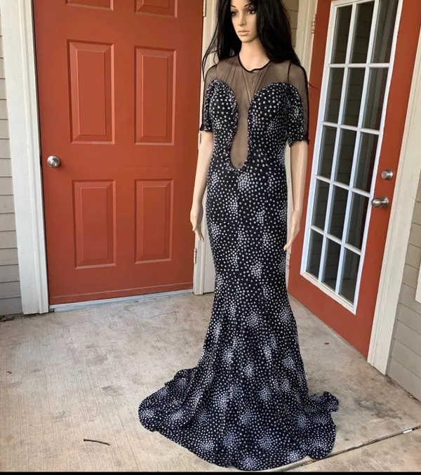 Gorgeous Formal Dresses Black Size 12 - Image 5