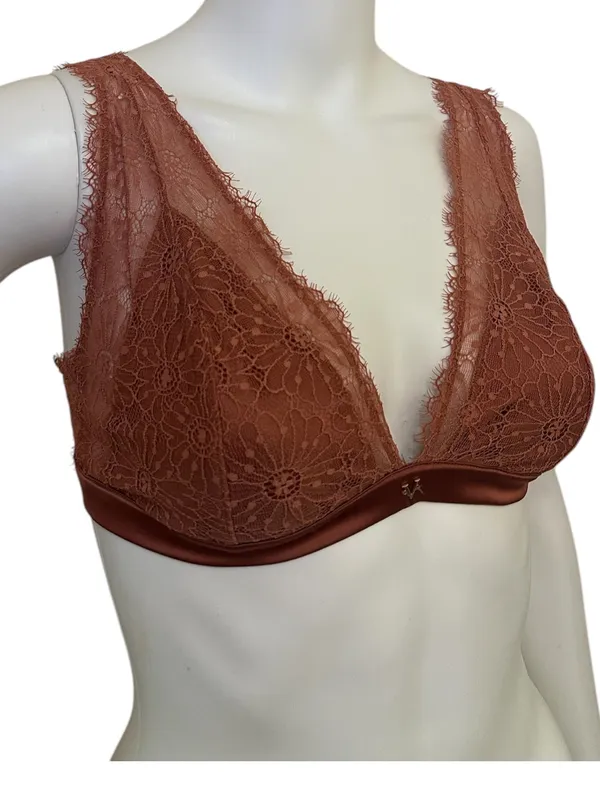 Victoria's Secret Copper Lace Bralette - Image 3