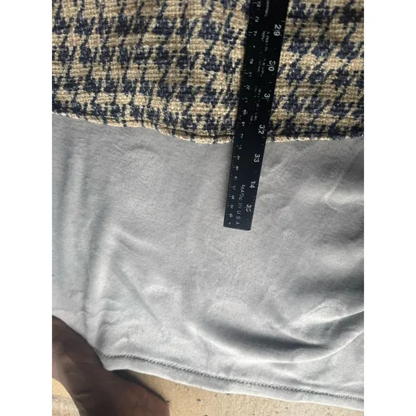 BCBGMAXAZRIA Unbranded Houndstooth Pinafore Dress SIZE M - Image 8