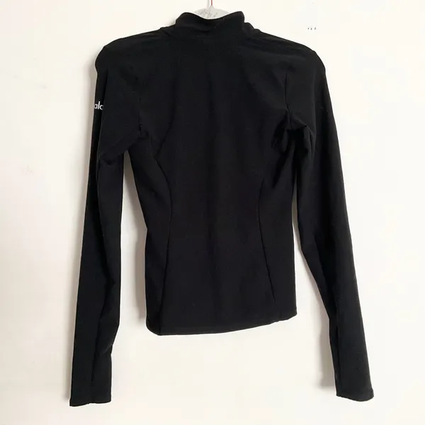 Alo Yoga Alosoft 1/2 Zip Rapid Pullover Black XS - Image 11