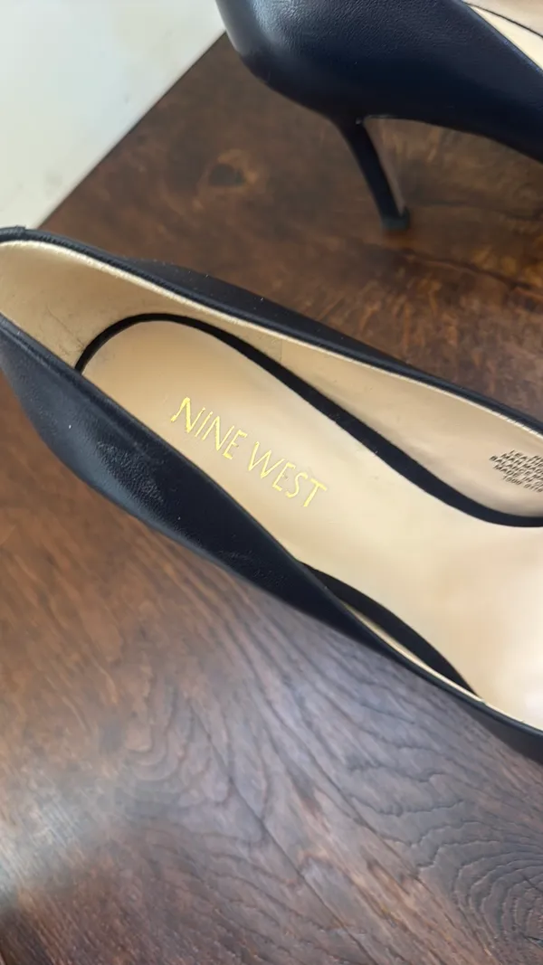 Nine West Black Pumps Leather - Image 2