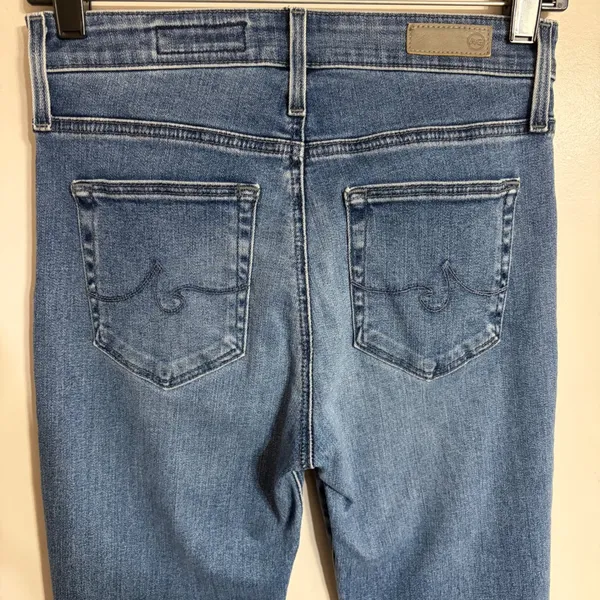 AG Adriano Goldschmied Stevie Ankle Jeans‎ Anthropologie High Rise Slim 25R - Image 13