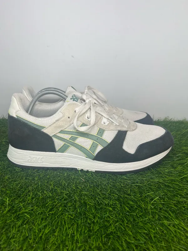 ASICS Gel Lyte Sneakers White Black Green Casual Running Shoes Men’s US 10 - Image 3