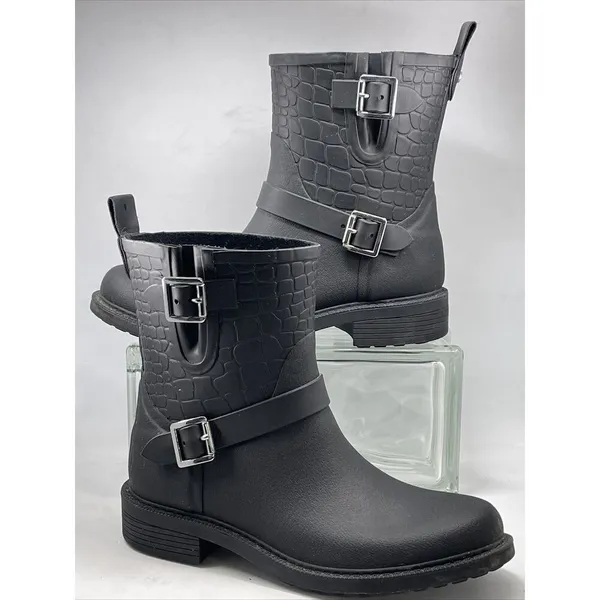 Sam Edelman Keigan Boots Croc Embossed Size 7M Waterproof - Image 2