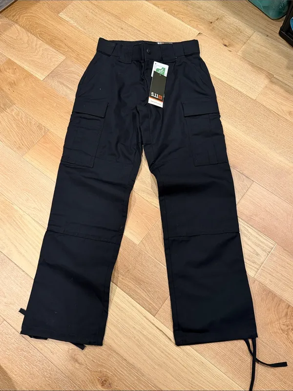 5.11 Tactical ripstop TDU Black‎ Cargo Pants 2 NWT - Image 2
