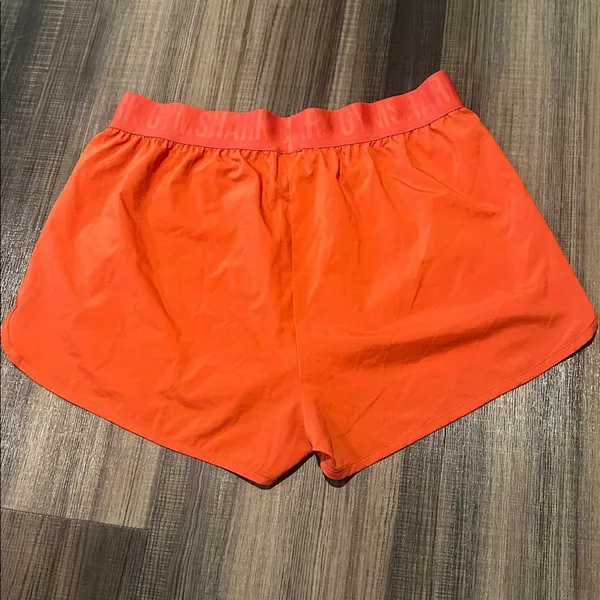 Gymshark Women's Orange Athletic Shorts - Image 5