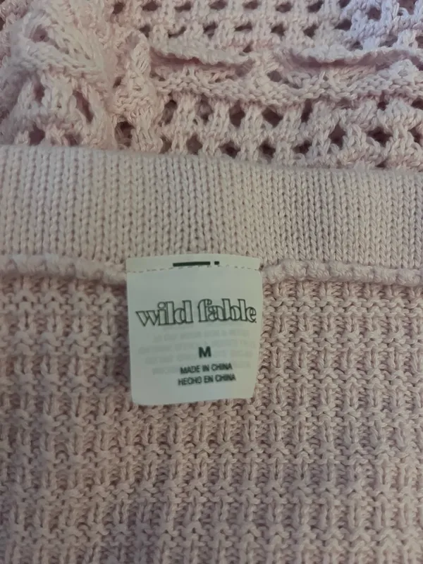 Wild Fable Light pink crochet mini skirt - Image 5