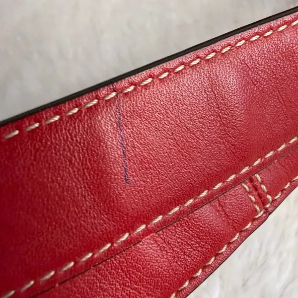 y2k Coach Vintage Soho Red Jacquard Shoulder Bag Crossbody - Image 8