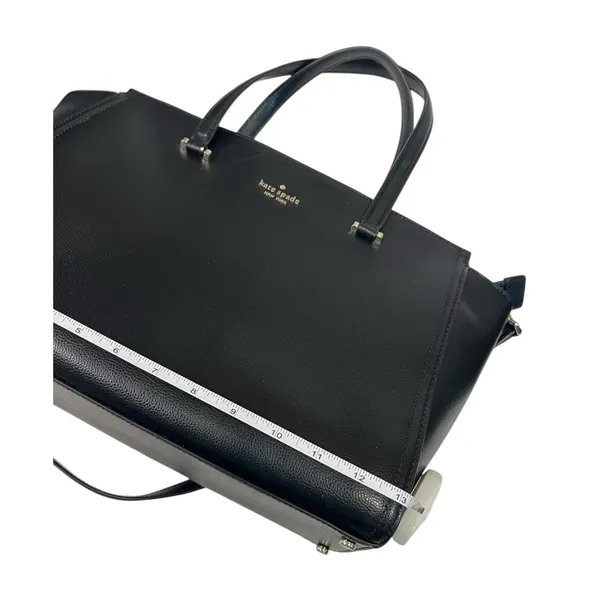 Kate Spade Patterson Drive Geraldine Satchel Black Pebbled Leather Crossbody - Image 12