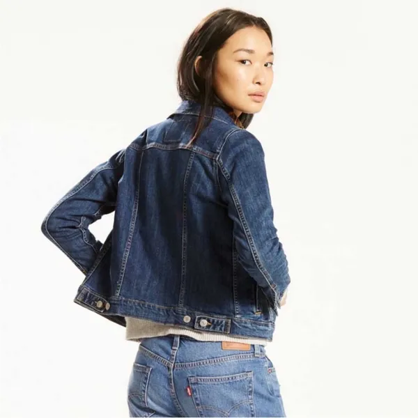 Levi's Blue Jean Jacket for Women - Image 2