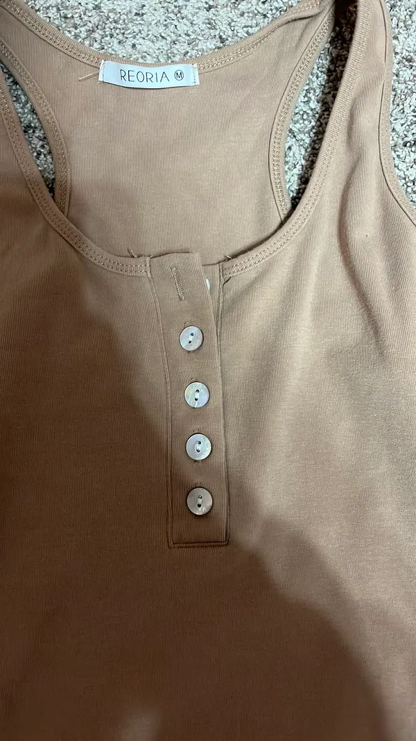Cute Reoria Bodysuit Brown Size M - Image 3