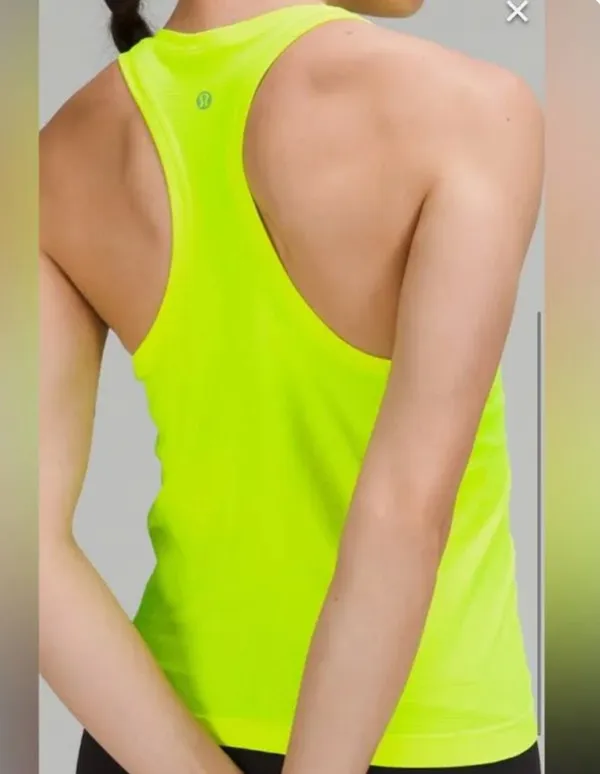 Lululemon Swiftly Tech RB Tank 2.0 Race Length Highlighter Yellow - Image 5