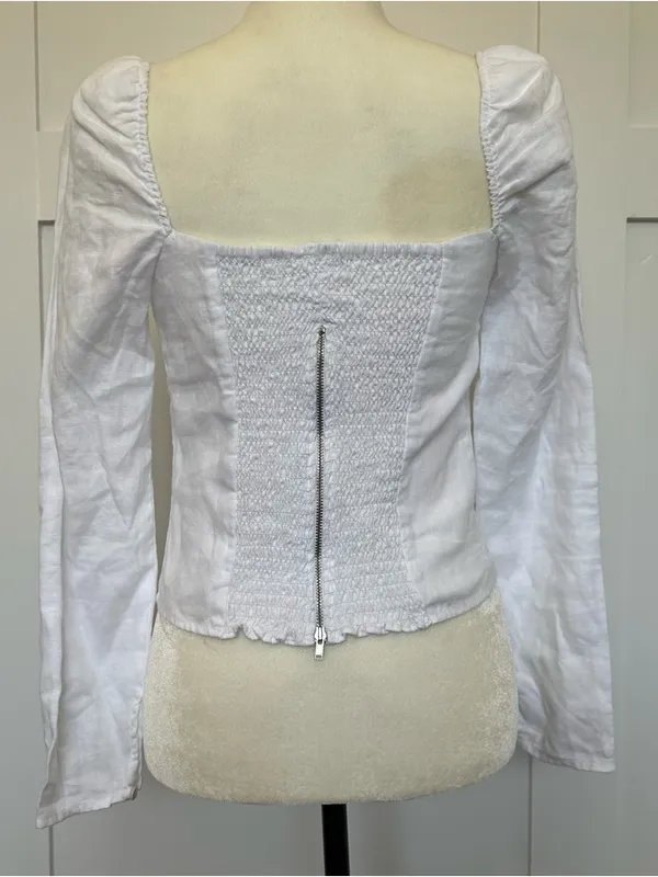 Reformation Khloe Linen Top - Image 6