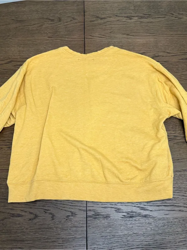 XiRENA Yellow Sweatshirt & Joggers Set with Purple Stripe - Image 5