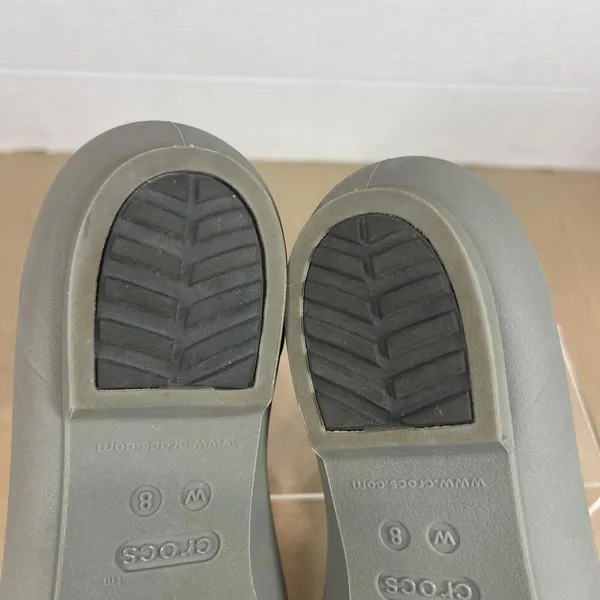 Crocs Eve Gray Ballet Flat Size W8 Iconic Comfort Pointed - Image 9