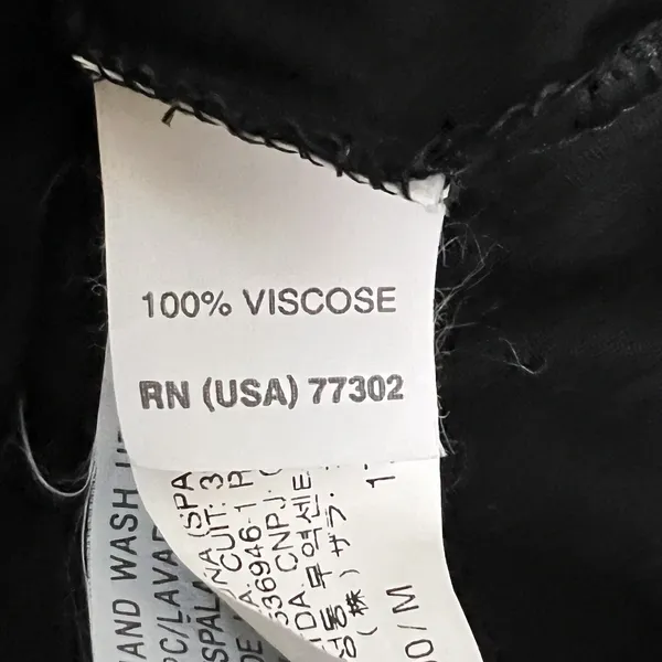 Zara‎ Trafaluc Layered Mini Dress Medium Black Asymmetrical Ruffle Racerback - Image 6