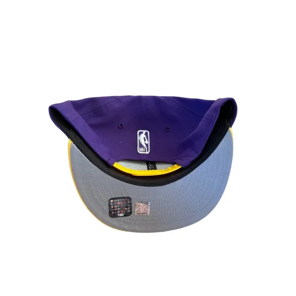 Lakers - NBA LA Lakers Trucker Hat in Purple & Yellow - Image 2