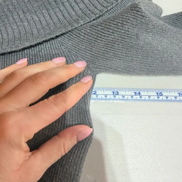Hollister Sweater Dress Women Small Gray NWT‎ Off Shoulder Ribbed Knit Coquette - Image 12