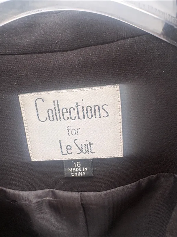 Le Suit Black Women's Single-Breasted Blazer - Image 2