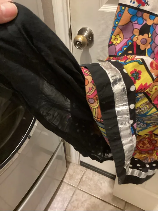 Boston Proper Multicolor Boho Patchwork Maxi Skirt - Image 3