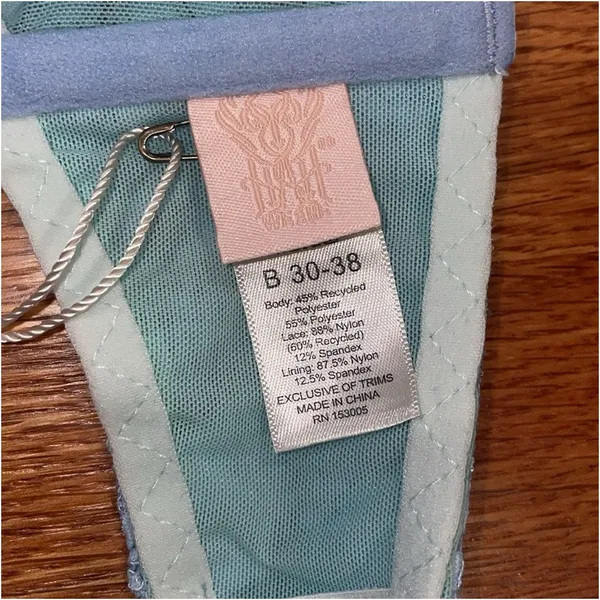 Free People NWT HAH blue padded bralette - Image 2