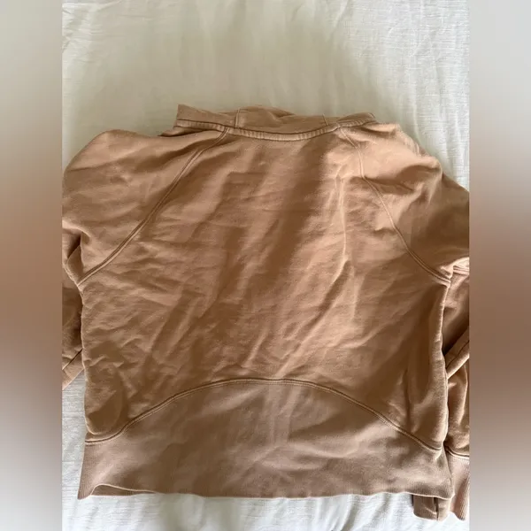 Aerie Tan Half-Zip Hoodie - Image 5