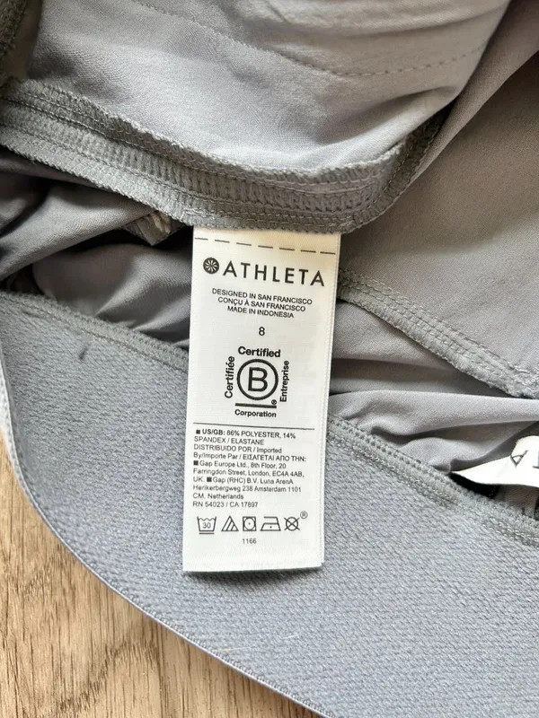 Athleta Brooklyn Heights High Rise Jogger in Coastline Gray Athleisure Size 8 - Image 9