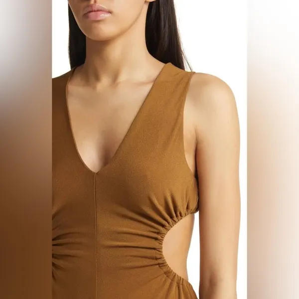 SIGNIFICANT OTHER‎ Ingrid Cutout Waist Jersey Maxi Dress Womens Size 10 - Image 4