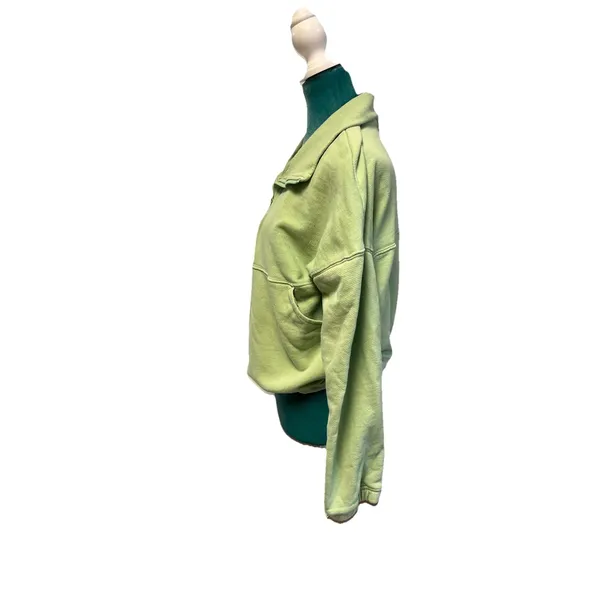 Free People FP Movement Relay Sweatshirt Green Women's Pullover - Image 2