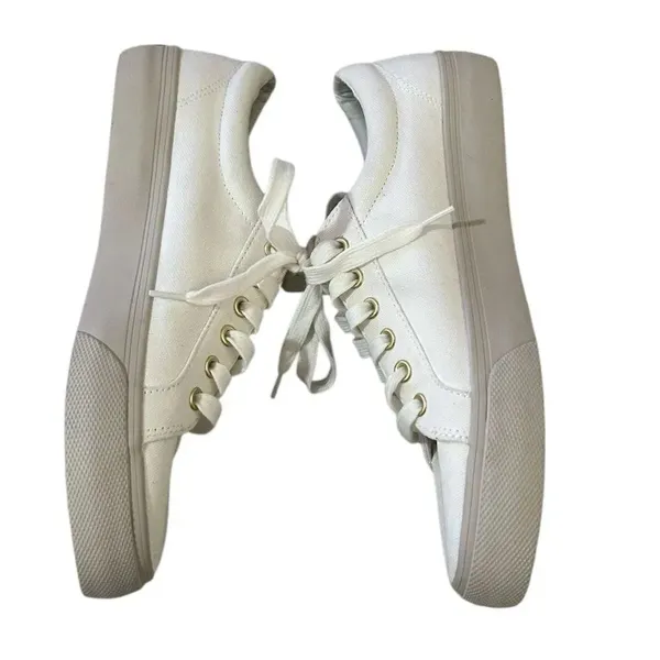 Keds Women’s Jump Kick Sneaker, Snow White Canvas, size 10, NWOT - Image 2
