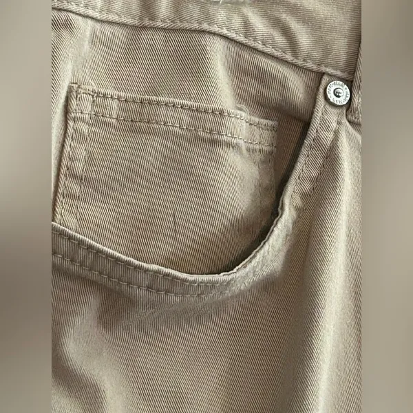 H&M Women’s Slim Fit Khaki Colored Pants SZ 34 - Image 8
