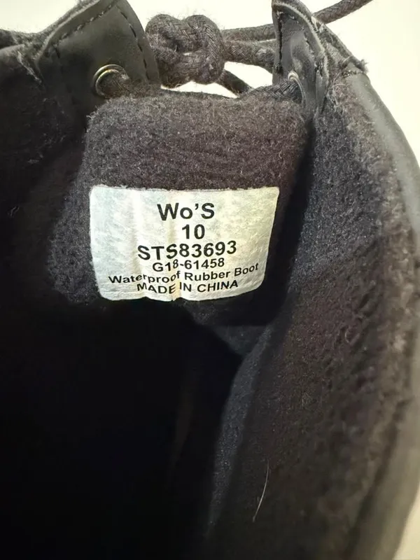 Sperry Women's Black Quilted Waterproof Duck Rain/Snow Boots - Image 5