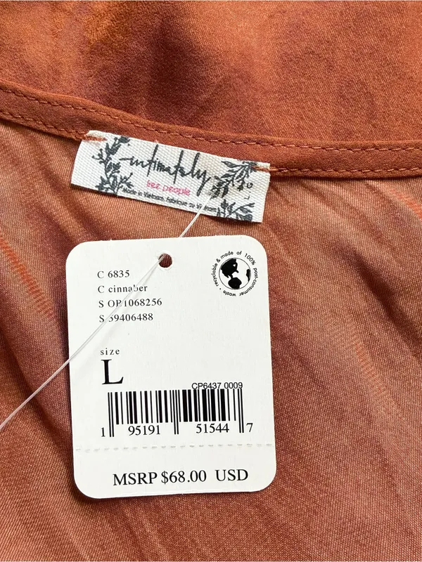 NWT Intimately Free People Women’s Day To Night Slip Dress in Cinnaber L - Image 9