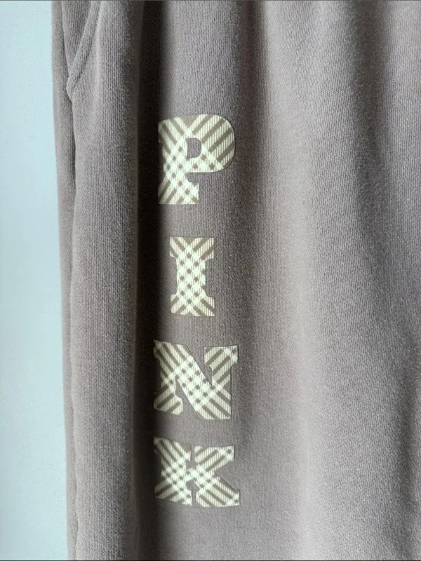Pink Vs Ivy Fleece Sweatpants Xl - Image 3