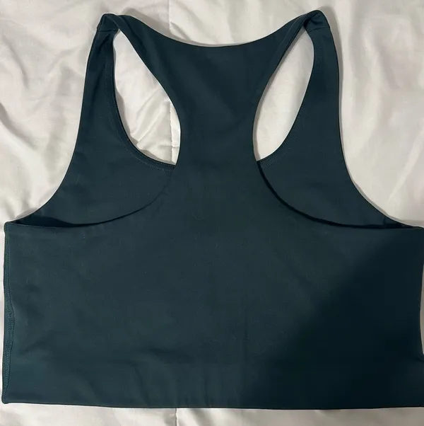 Girlfriend Collective Emerald Green Workout Top - Image 2