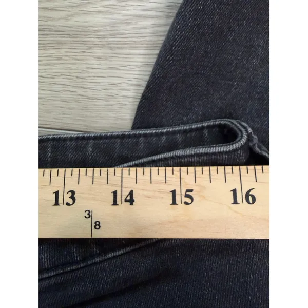 Everlane The Curvy Cheeky Jean 32 Ankle Washed Charcoal Stretch Comfort Cotton - Image 6