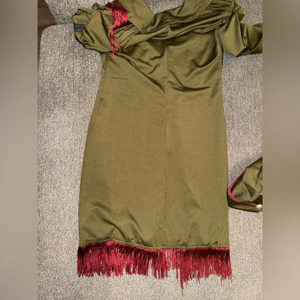 New 3pc PLAYBOY Sexy Adult Playboy Bunny Bomb🐚Army Officer Halloween Costume Xs - Image 10