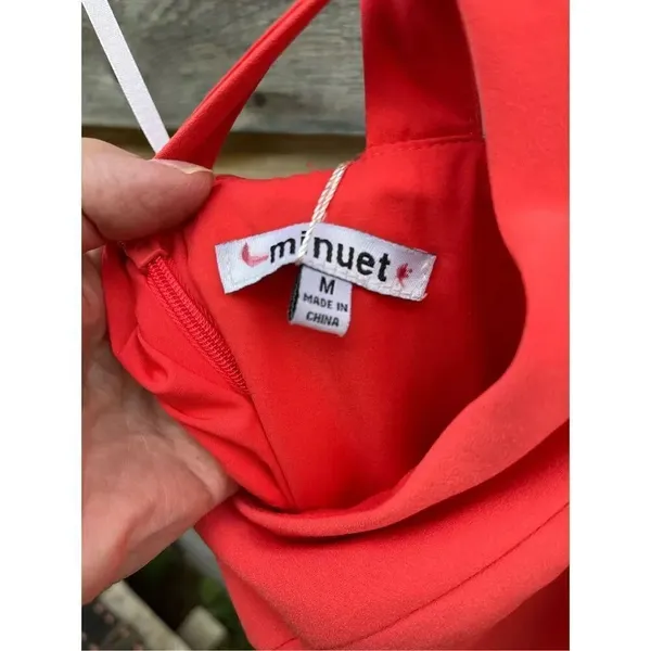 Minuet size Medium strappy fit n flare coral lined sundress - Image 5