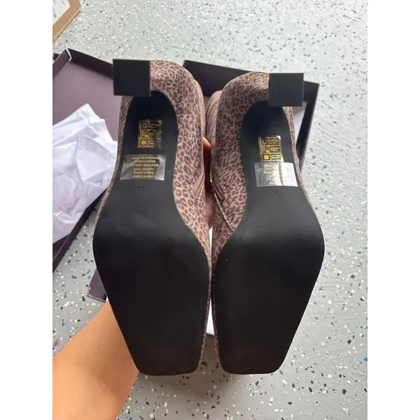 Jeffrey Campbell Checkmate Tall Heeled Boots $210 - Image 6