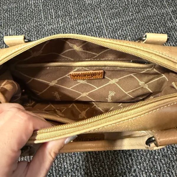 Wrangler Doctor Bag for Women Satchel Handbags, Coyote Indian Khaki - Image 10