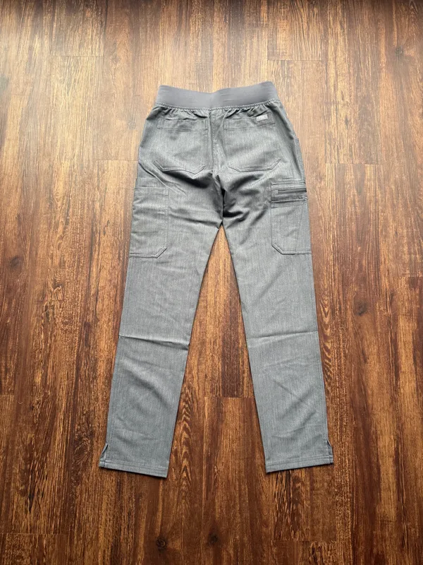 NWT FIGS Women’s Graphite Gray Yola Skinny Scrub Pants - Size XXS Petite - Image 2