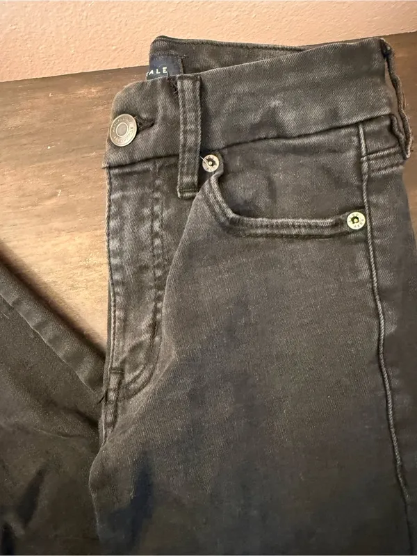 Aeropostale Black High-Rise Curvy Jegging - Image 2
