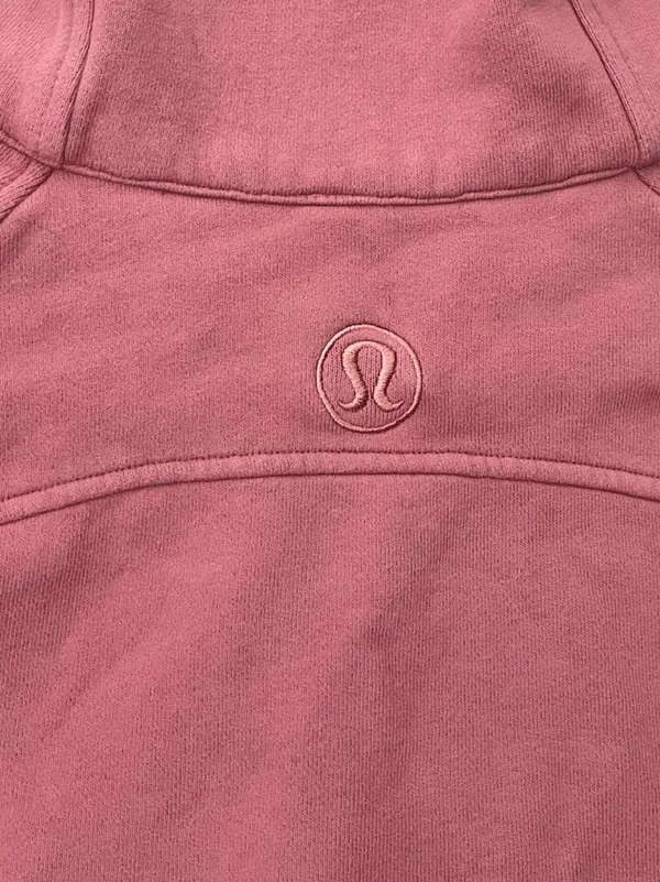 Women’s Lululemon Scuba Oversized Funnel Neck Half Zip Brier Rose XS/S - Image 10