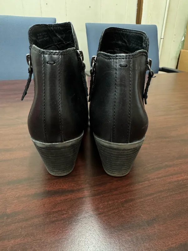 Frye Judith Black Zip Up Booties Size 7 - Image 3