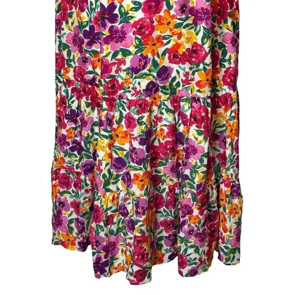 Showpo‎ Dress Women 8 Pink Packed Floral Print Monaco Midi Boho Cottagecore - Image 10