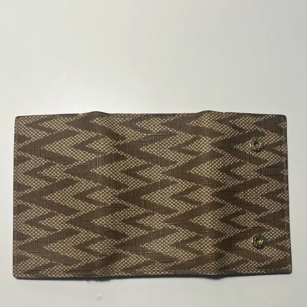 Valentino Garavani Vintage Monogram Logo Key Ring Wallet - Image 4