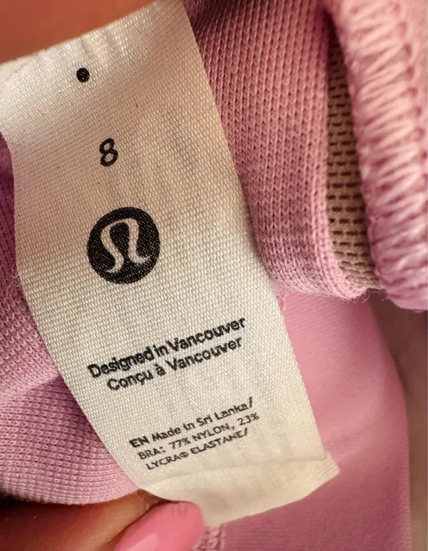 Lululemon X Soul Cycle Free To Be Visit Bra Longline, Size 8 - Image 6